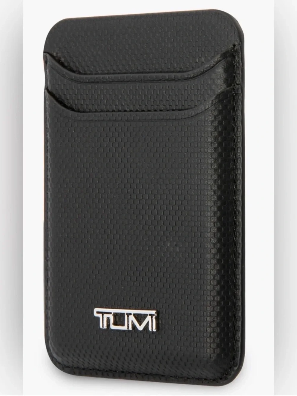 2026 TUMI SLIM LEATHER MAGNETIC CARD MagSafe HOLDER CASE FOR CELL PHONE new!